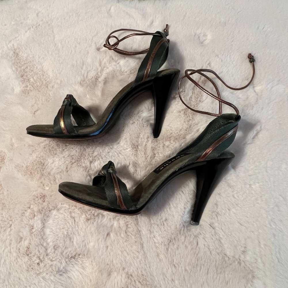 Apache of California Ankle Tie Pumps - Size 8